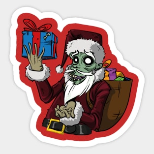 Creepy Santa Clauss Sticker
